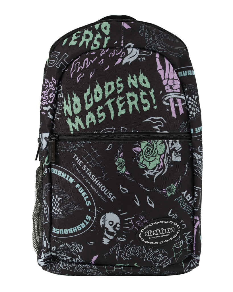 "HOMEGROWN" BLACK/MULTI BACKPACK