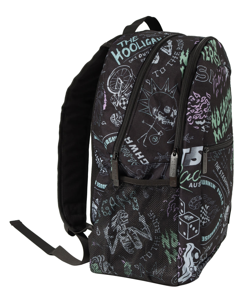 "HOMEGROWN" BLACK/MULTI BACKPACK