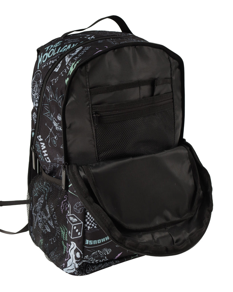 "HOMEGROWN" BLACK/MULTI BACKPACK