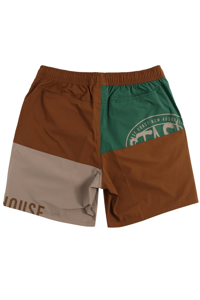 "EAST COAST" BOTTLE PANEL LIFESTYLE SHORTS