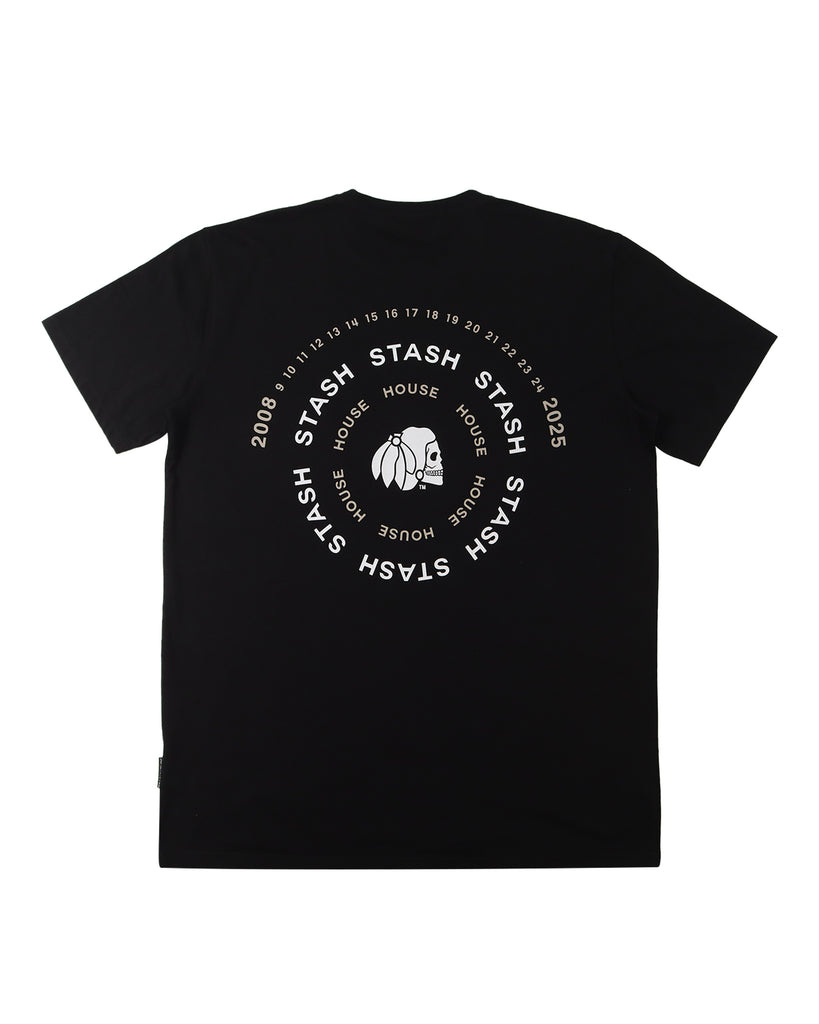 "CENTRIC" BLACK REGULAR TEE