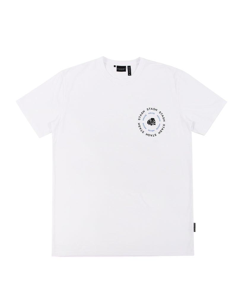 "CENTRIC" WHITE REGULAR TEE