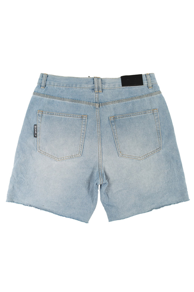 “CLASSIC” BLUE WASH DENIM SHORT