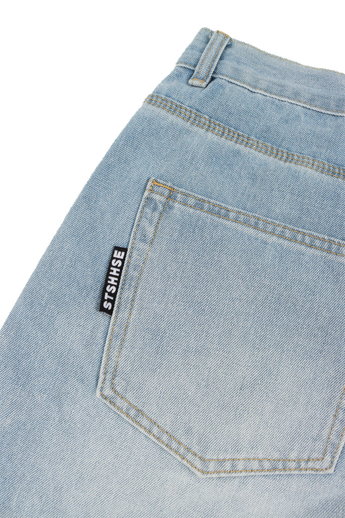 “CLASSIC” BLUE WASH DENIM SHORT