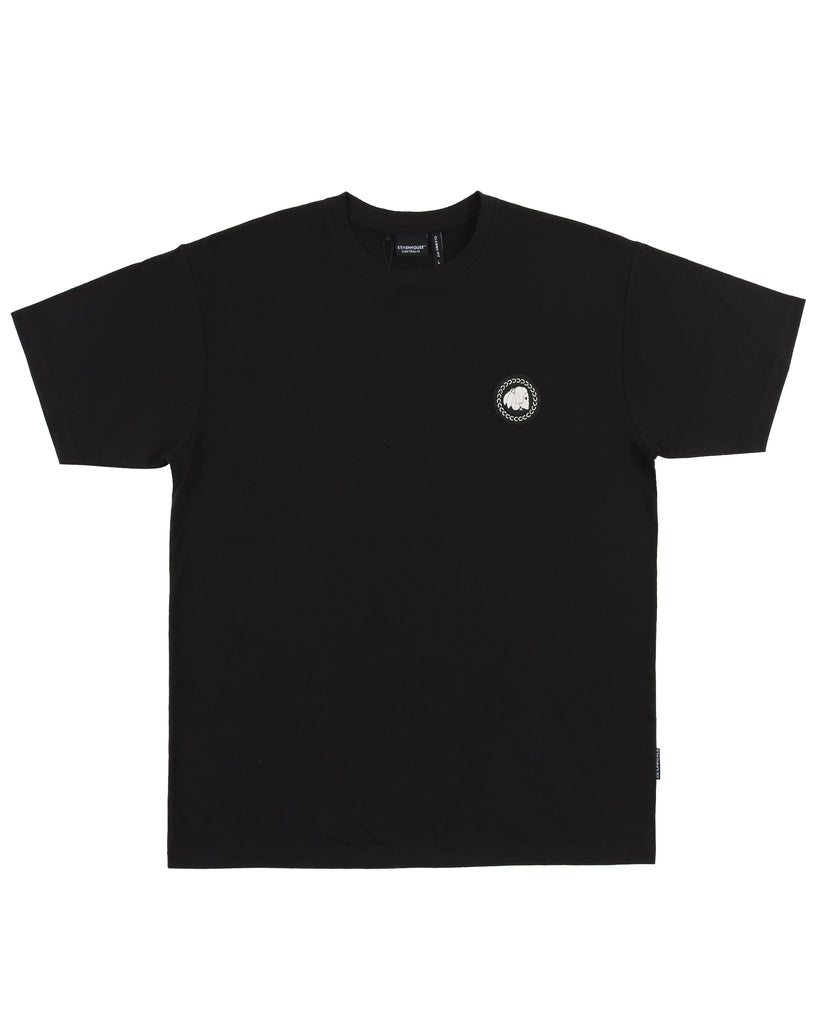 "ICON" BLACK CLASSIC FIT TEE (SPRING 24)