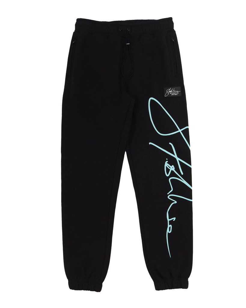 "AUTOGRAPH" BLACK CLASSIC FIT TRACK PANTS