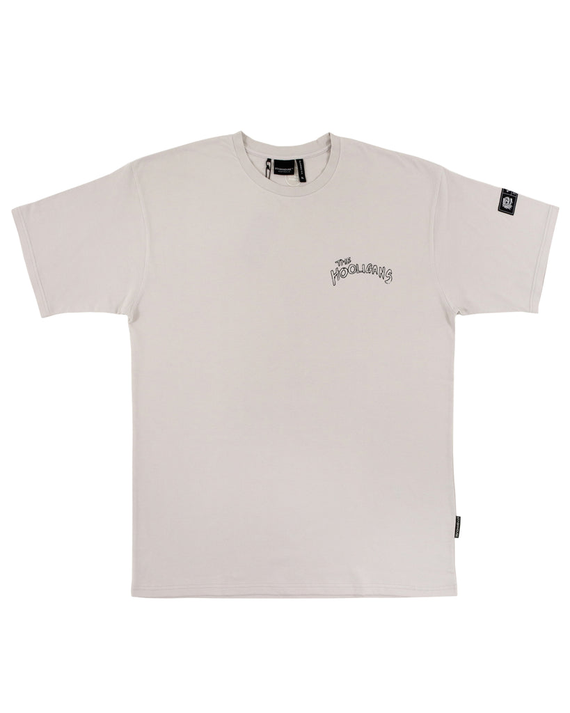 "HOOLIGANS" WASHED STONE CLASSIC FIT TEE (SPRING 24)