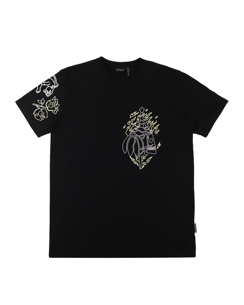 "DAGGER" BLACK REGULAR TEE