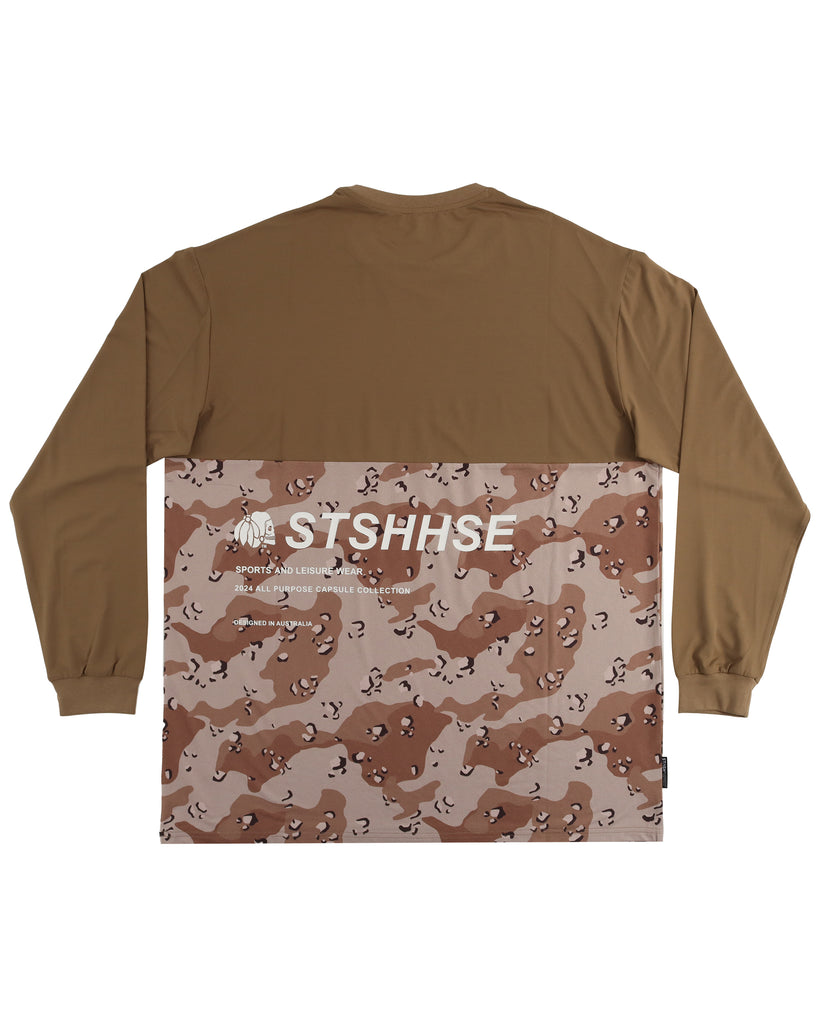 "ALL PURPOSE" DESERT CAMO FISHING SHIRT