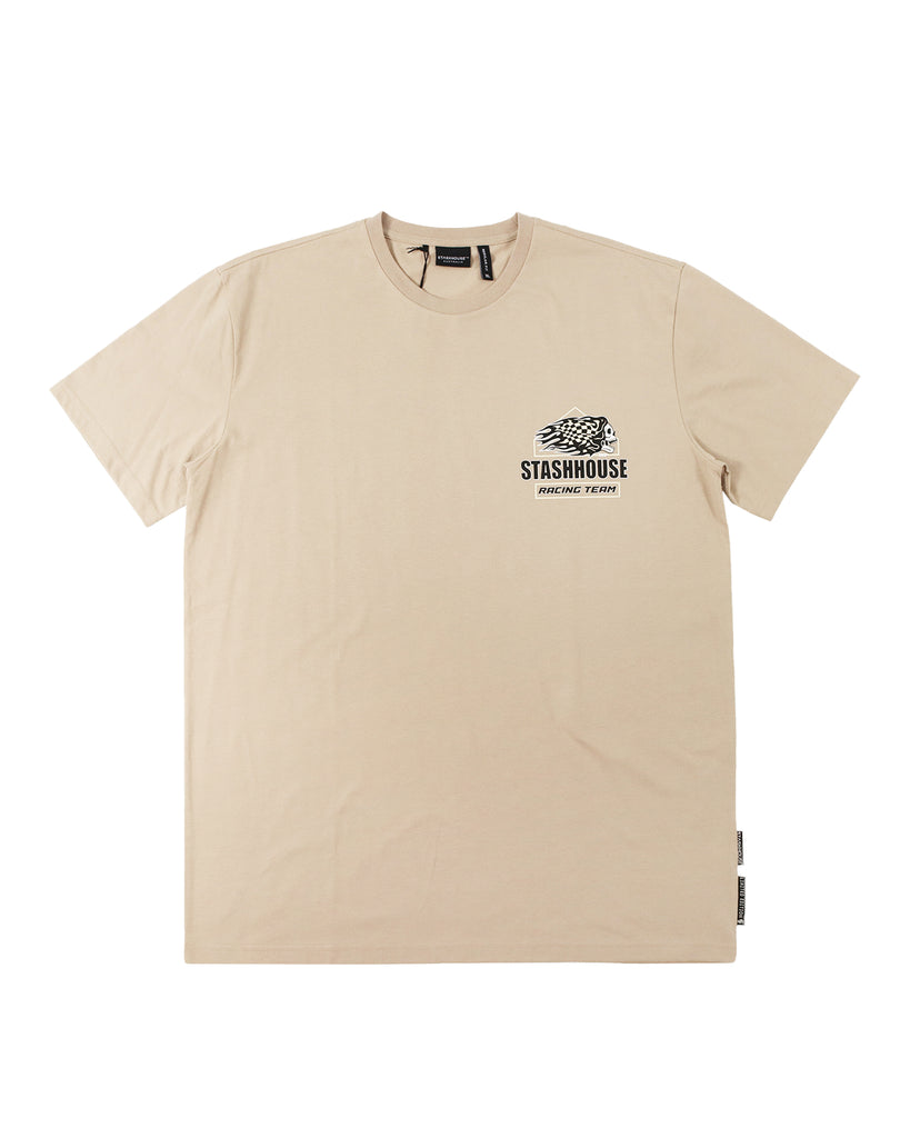 "FUEL" TAUPE REGULAR TEE