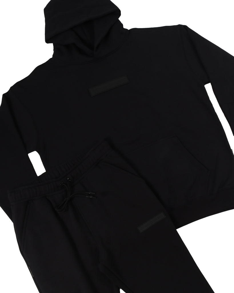 "PREMIUM" BLACK PULLOVER HOOD