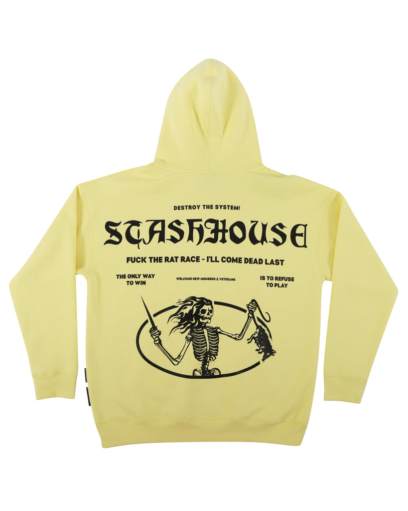 "RATS" LEMON PULLOVER HOOD