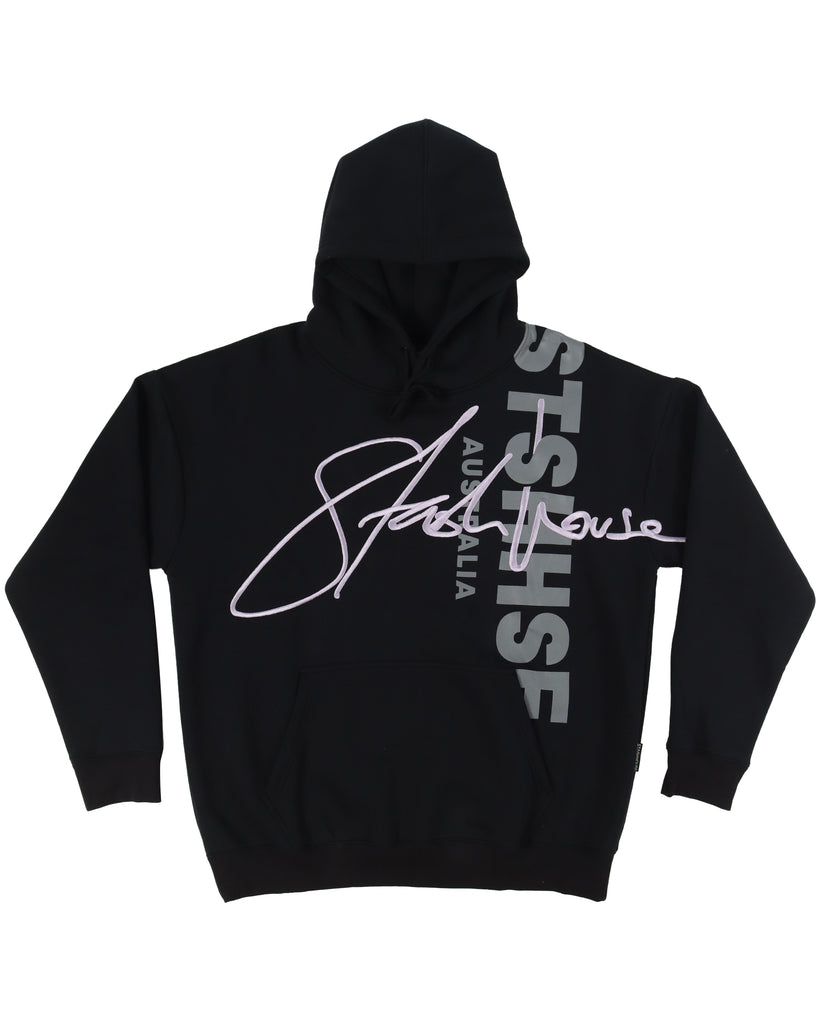 "SIGNED" BLACK PULLOVER HOOD