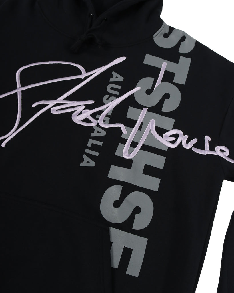 "SIGNED" BLACK PULLOVER HOOD