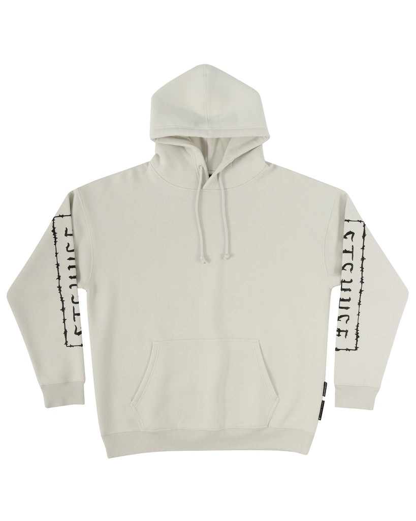 "USUAL SUSPECTS" SILVER PULLOVER HOOD