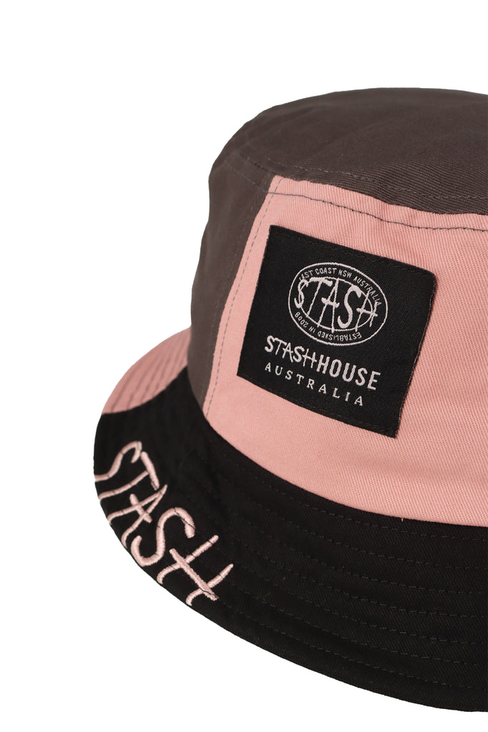 "EAST COAST" ROSE/PANEL BUCKET HAT