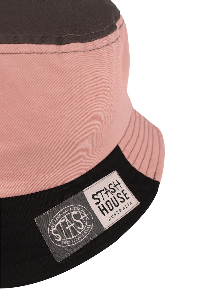 "EAST COAST" ROSE/PANEL BUCKET HAT