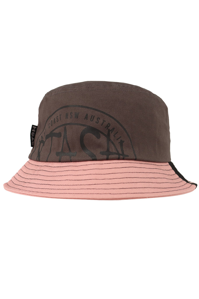 "EAST COAST" ROSE/PANEL BUCKET HAT