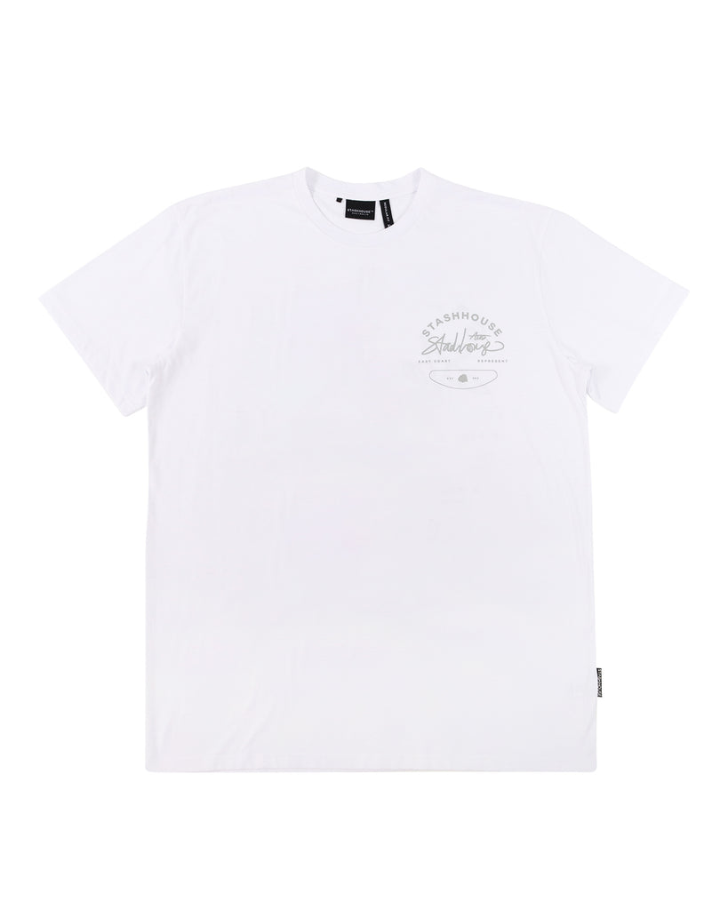 "LOCAL" WHITE REGULAR TEE