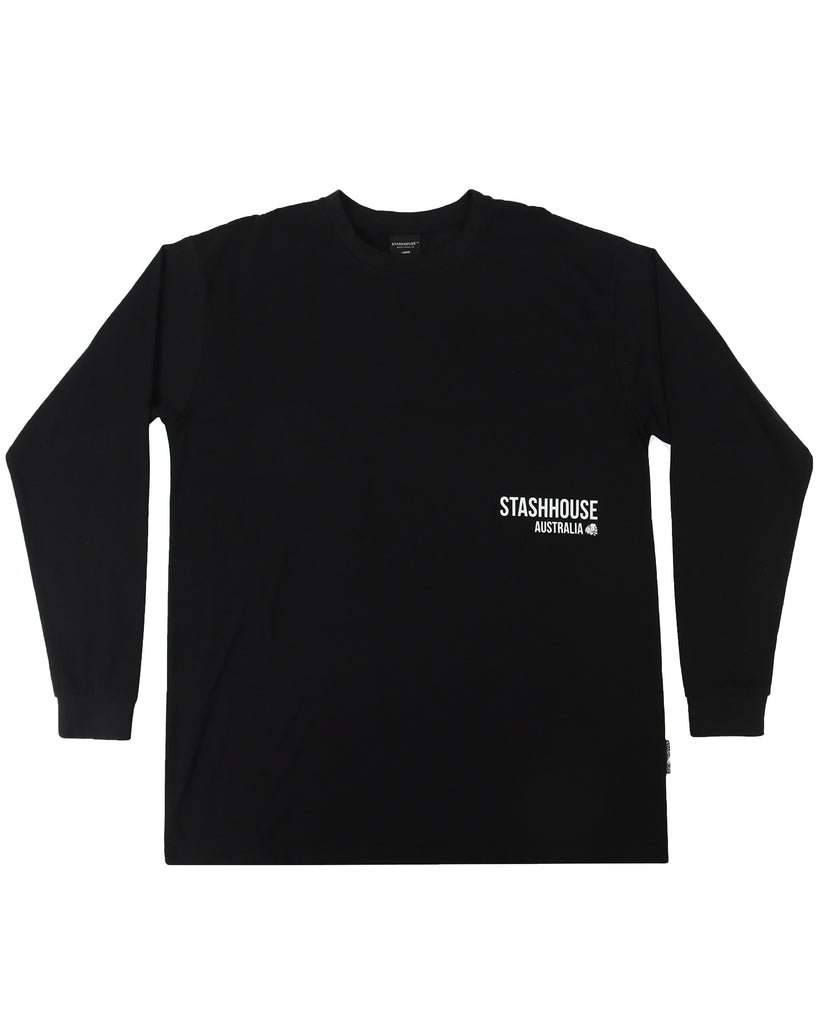 "EVERYDAY" BLACK LONG SLEEVE TEE