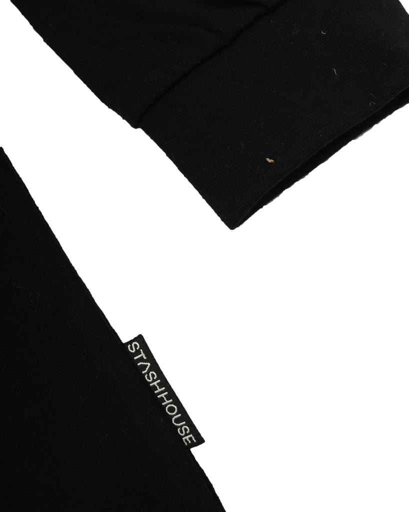 "SCRIBBLE" BLACK LONG SLEEVE TEE