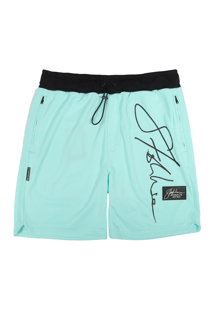 "AUTOGRAPH" BAHAMAS MESH TRACK SHORTS