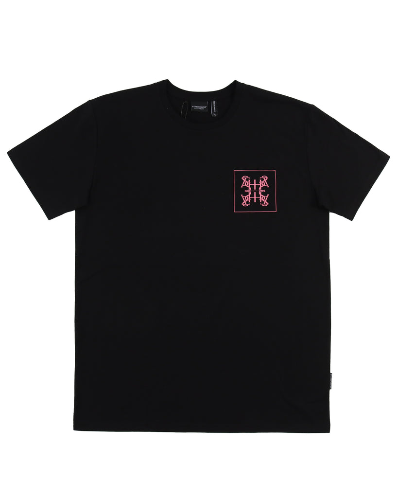 "MONOGRAM" BLACK REGULAR TEE (SPRING 24)