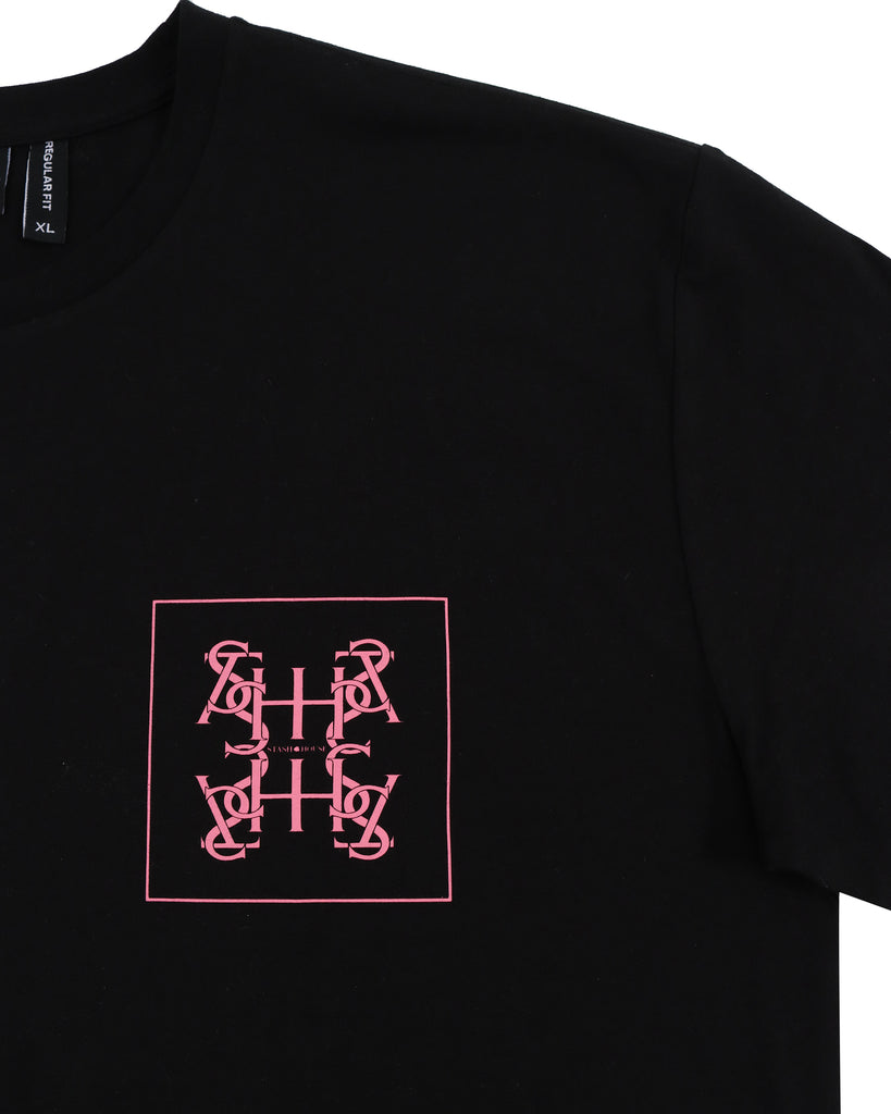 "MONOGRAM" BLACK REGULAR TEE (SPRING 24)