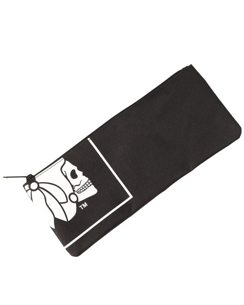 "BOXED" BLACK/WHITE PENCIL CASE