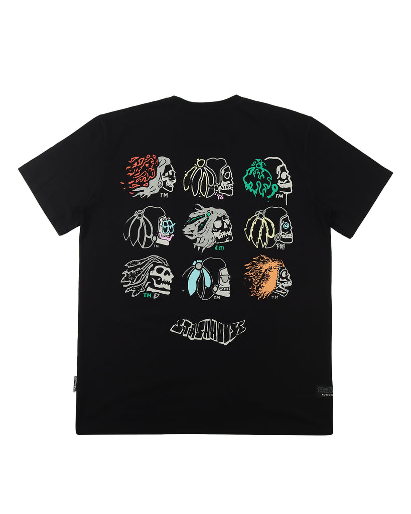 "SCRIBBLE" BLACK REGULAR TEE