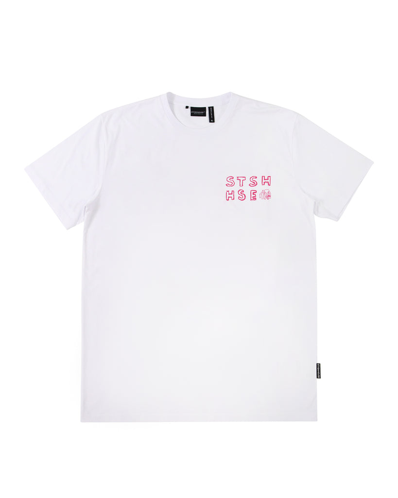 "SKETCH" WHITE REGULAR TEE