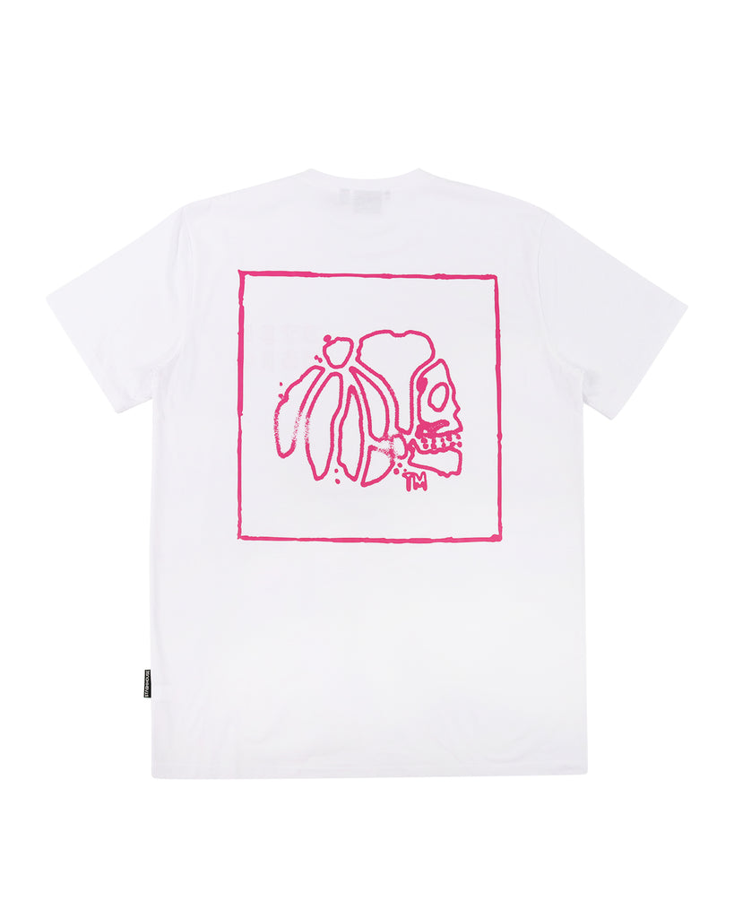 "SKETCH" WHITE REGULAR TEE