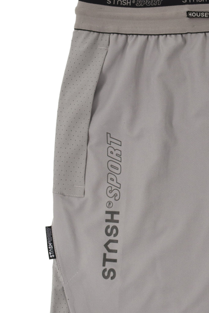 "ACTIVE" SLATE ACTIVE WEAR SHORTS