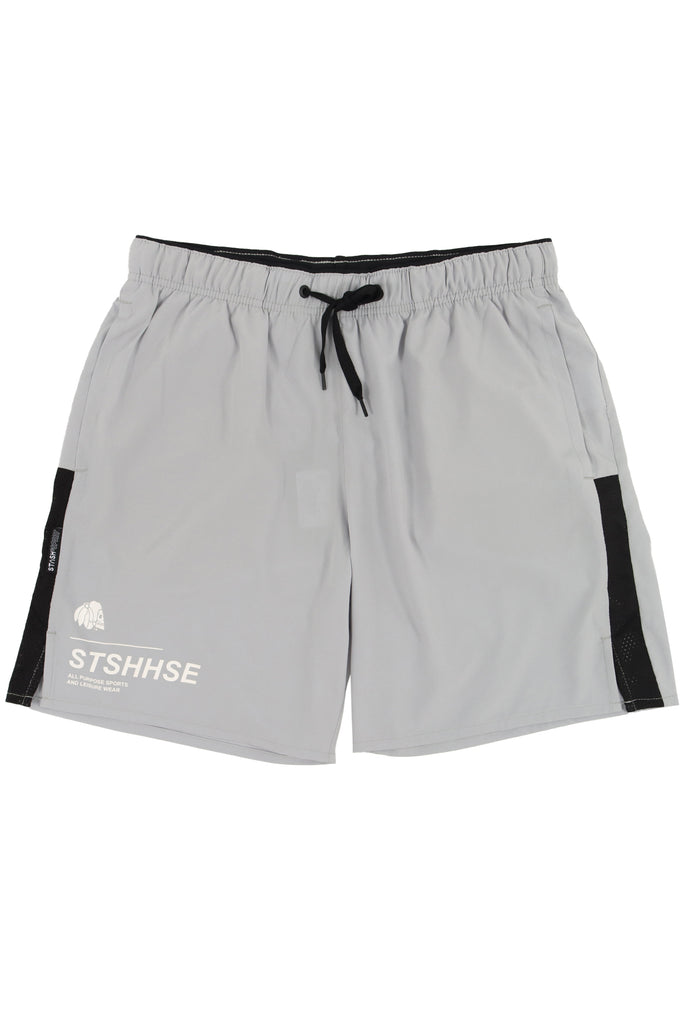 "LEISURE" SILVER ACTIVE SHORTS