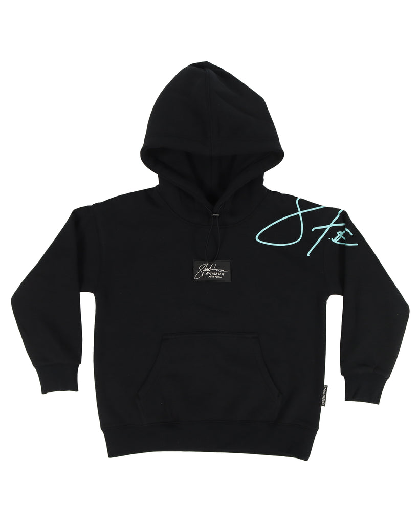 "AUTOGRAPH" BLACK TODDLER PULL OVER HOOD