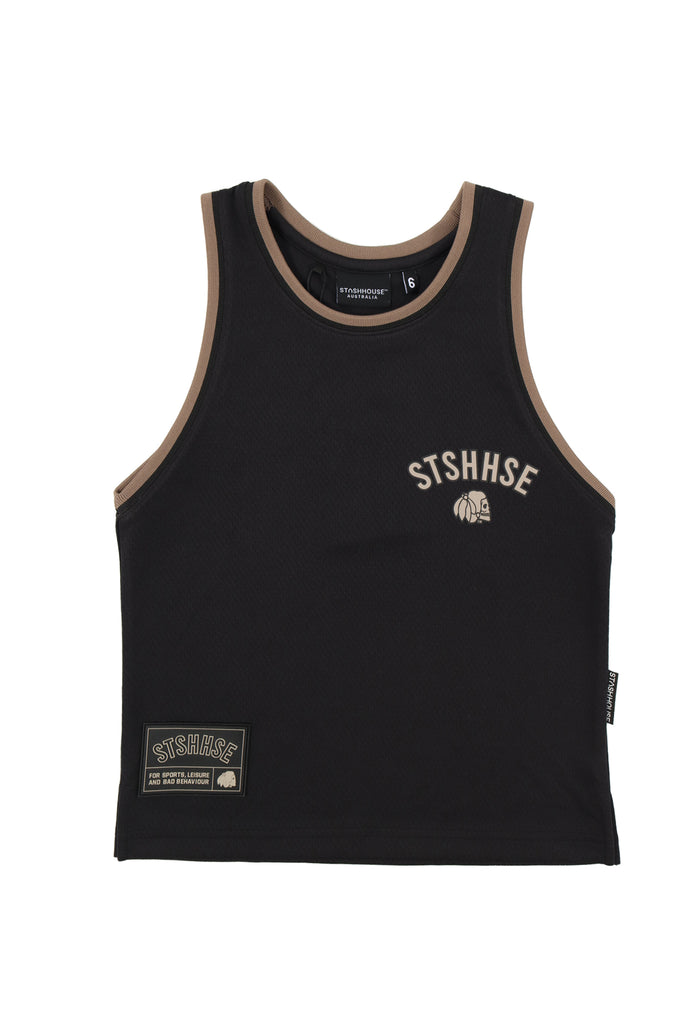 "ORIGINALS" BLACK TODDLER MESH JERSEY