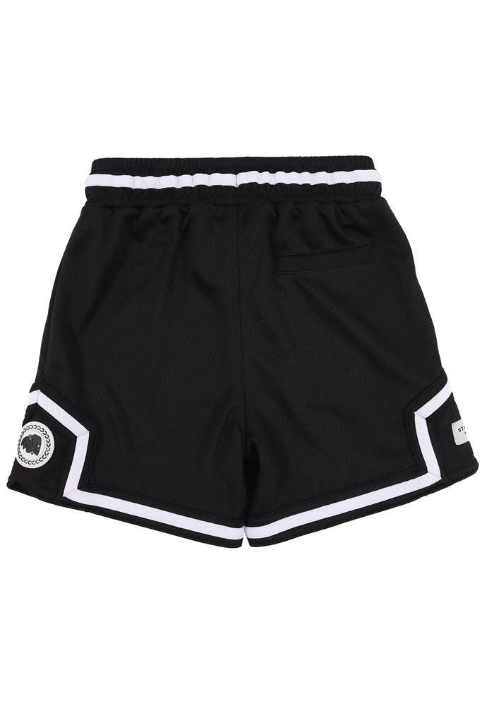 "ICON" BLACK MESH TODDLER TRACK SHORTS