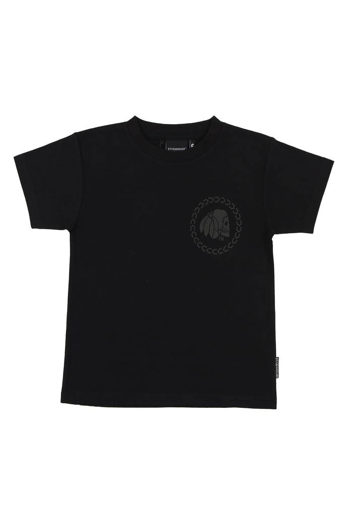 "VERSA" BLACK TODDLER TEE