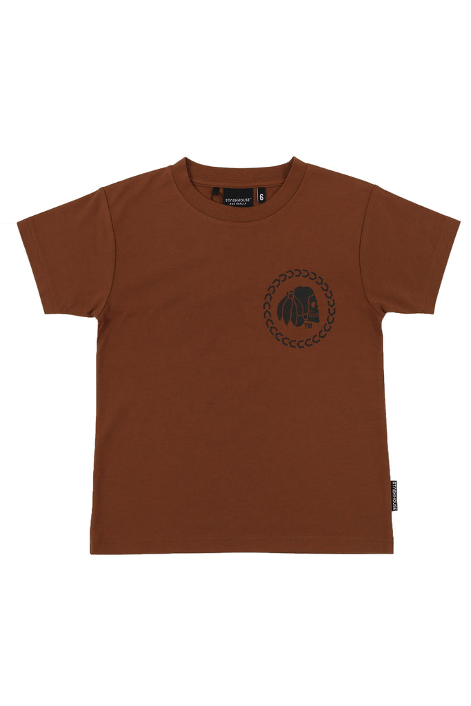 "VERSA" MOCHA TODDLER TEE