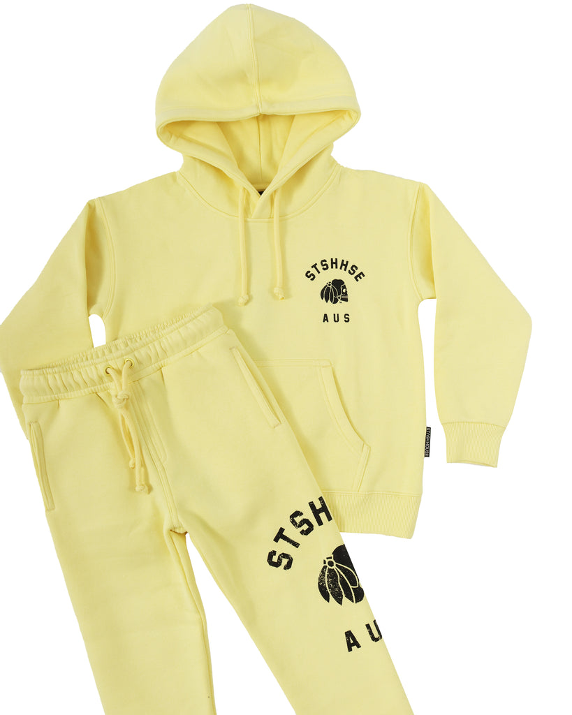 "ARCH" LEMON TODDLER TRACK PANTS