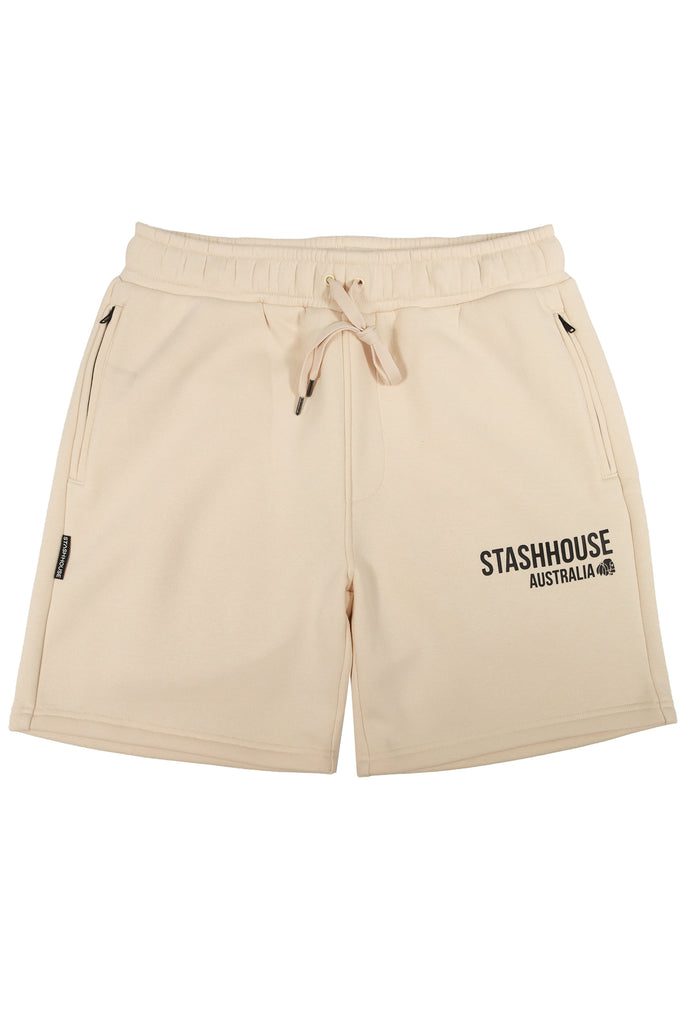 "EVERYDAY" BUTTER TRACK SHORTS