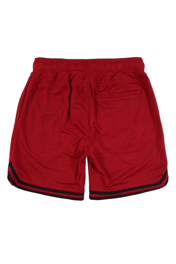 Red on sale track shorts