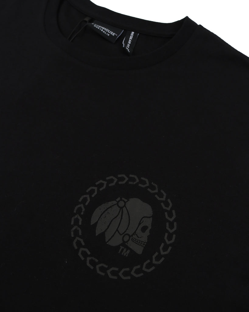 "VERSA" BLACK REGULAR TEE (SPRING 24)