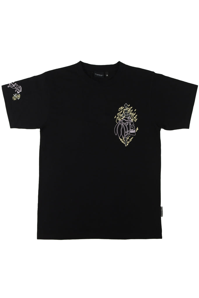 "DAGGER" BLACK YOUTH TEE