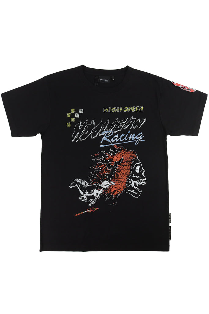 "HIGH SPEED" BLACK YOUTH TEE