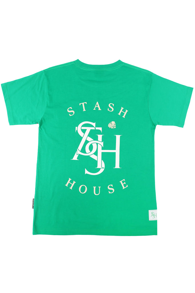 "MONOGRAM" GREEN YOUTH TEE