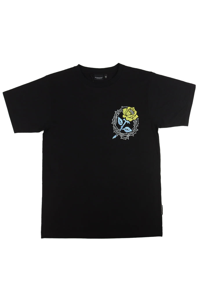 "ROSER" BLACK YOUTH TEE